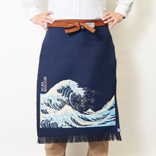 Load image into Gallery viewer, Hokusai Wave Maekake Apron